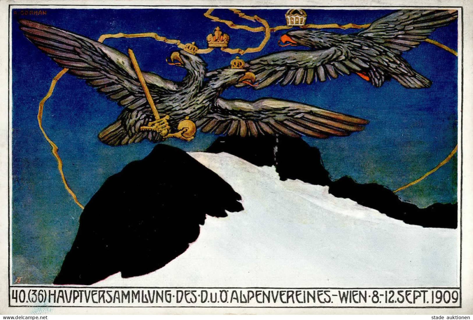 Hauptversammlung Des Deutschen U. Österreichischen Alpenvereins Wien 1909 I - Sonstige & Ohne Zuordnung