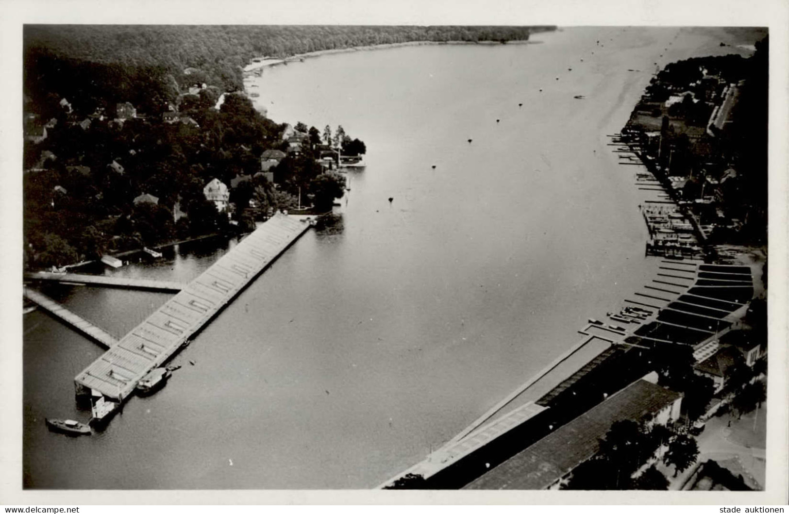 BERLIN OLYMPIA 1936 - PH O 34 Die Olympia-Ruderregattastrecke In Grünau S-o I - Olympische Spiele