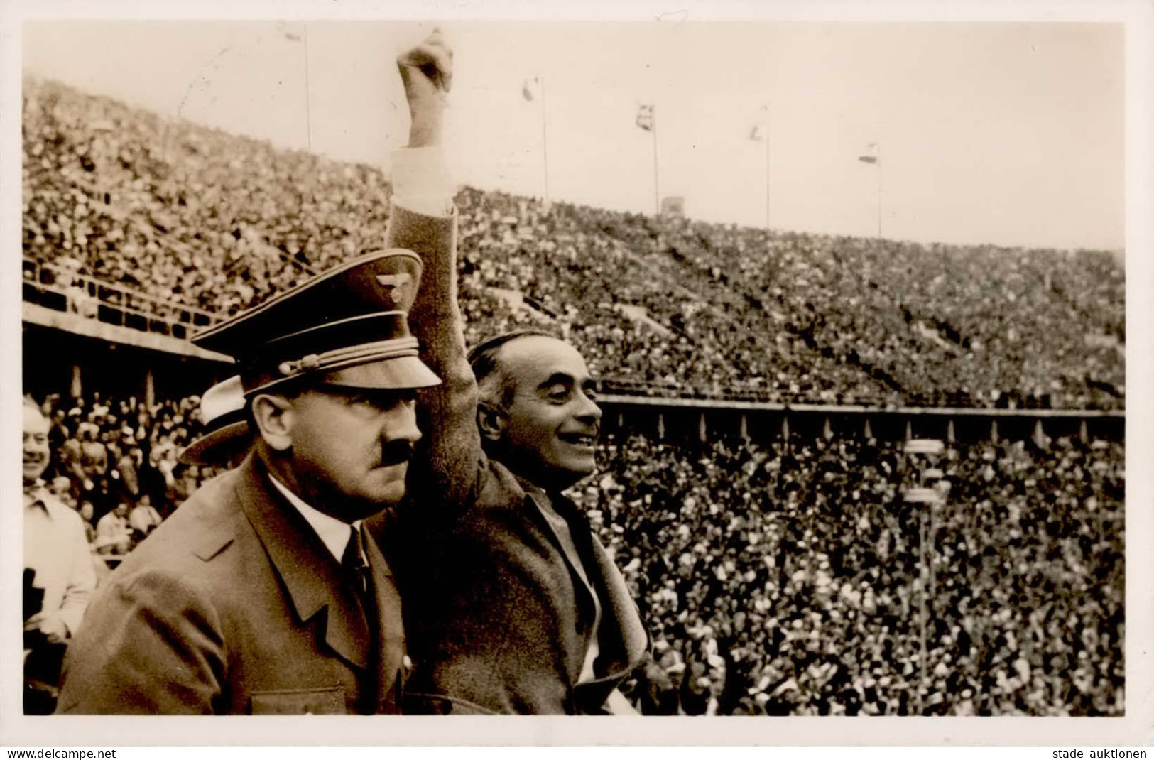 BERLIN OLYMPIA 1936 WK II - PH O 40 Olympia 1936 Hitler Auf Der Ehrentribühne Des Reichssportfeldes S-o I - Olympische Spiele