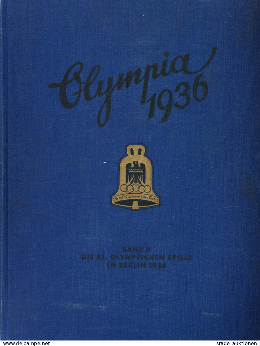 Olympiade 1936 Berlin Sammelbildalbum Band II, Hrsg. Cigaretten-Bilderdienst Altona-Bahrenfeld, 165 S. Komplett II - Jeux Olympiques