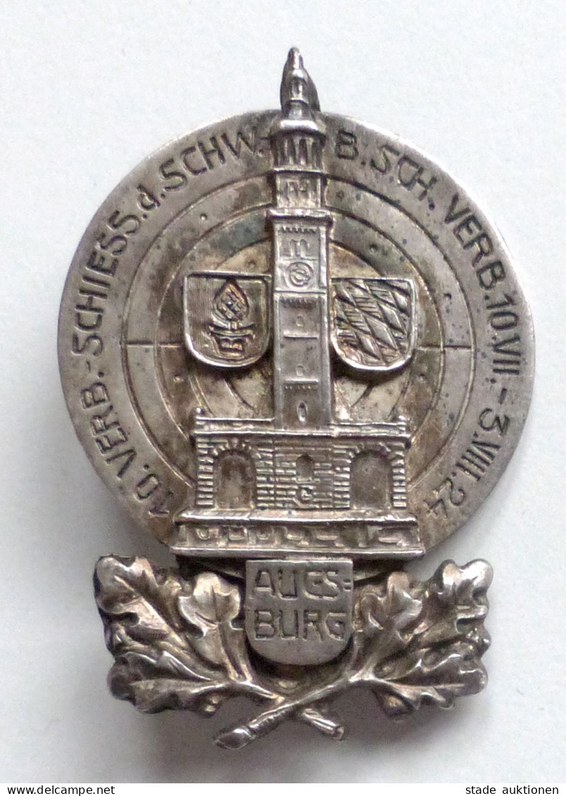 Schützen Abzeichen Augsburg Verbandsschiessen 1924 I-II - Otros & Sin Clasificación