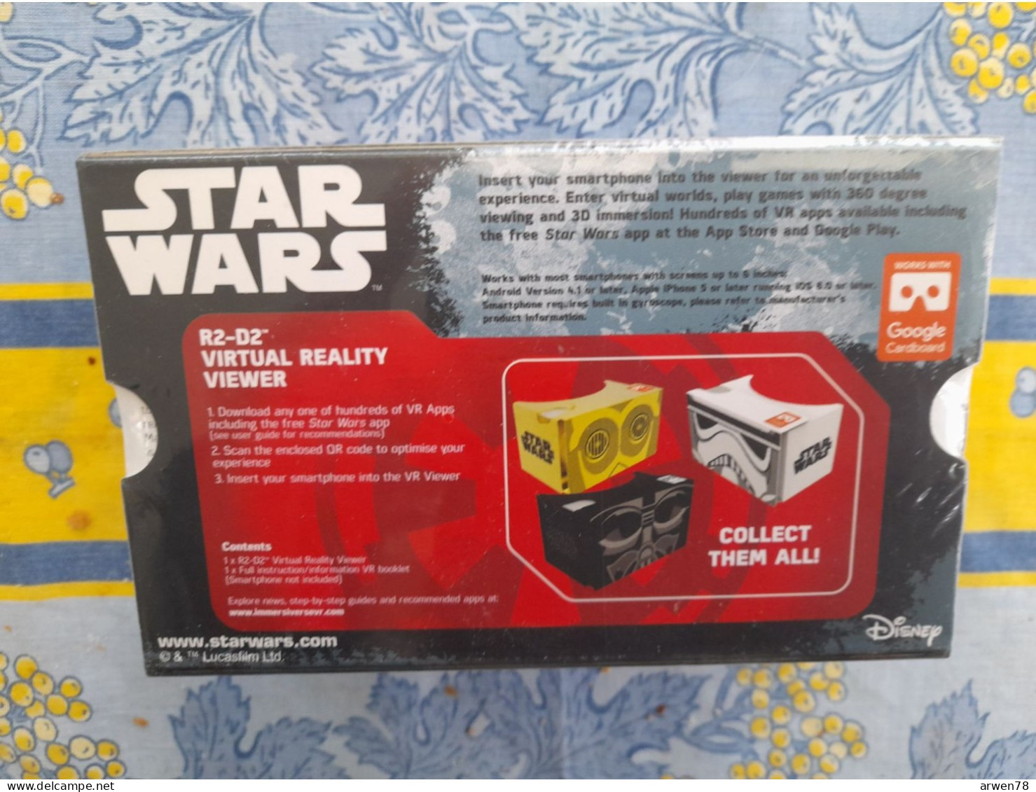 STAR WARS R2 D2 Virtual Reality Viewer Visionneuse 3D Sous Blister - Autres & Non Classés