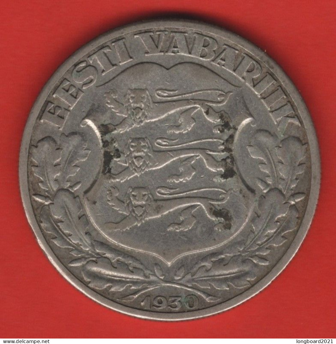 ESTONIA - 2 KROONI 1930 -SILVER- - Estland