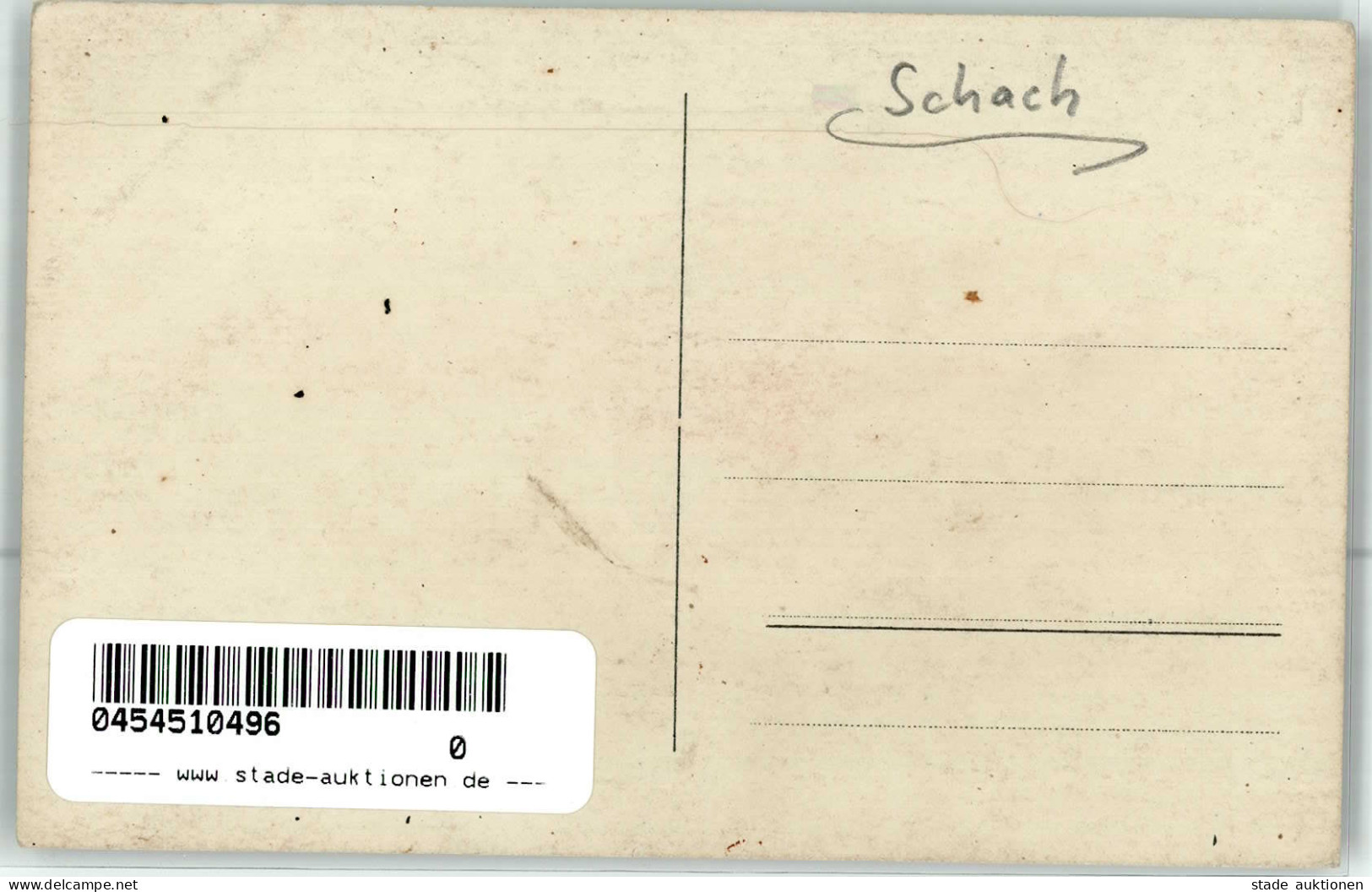 SCHACH - Foto-Ak WK I Mit SCHACHSPIELER I-II - Schach
