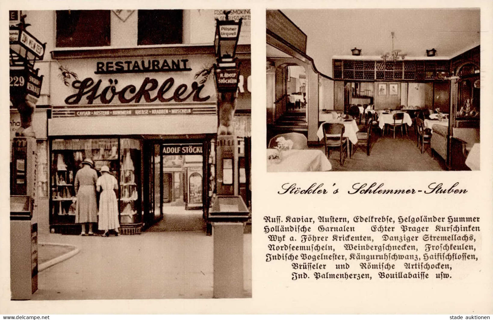 BERLIN (1000) - Restaurant Und Schlemmer-Stuben STÖCKLER I - Ploetzensee