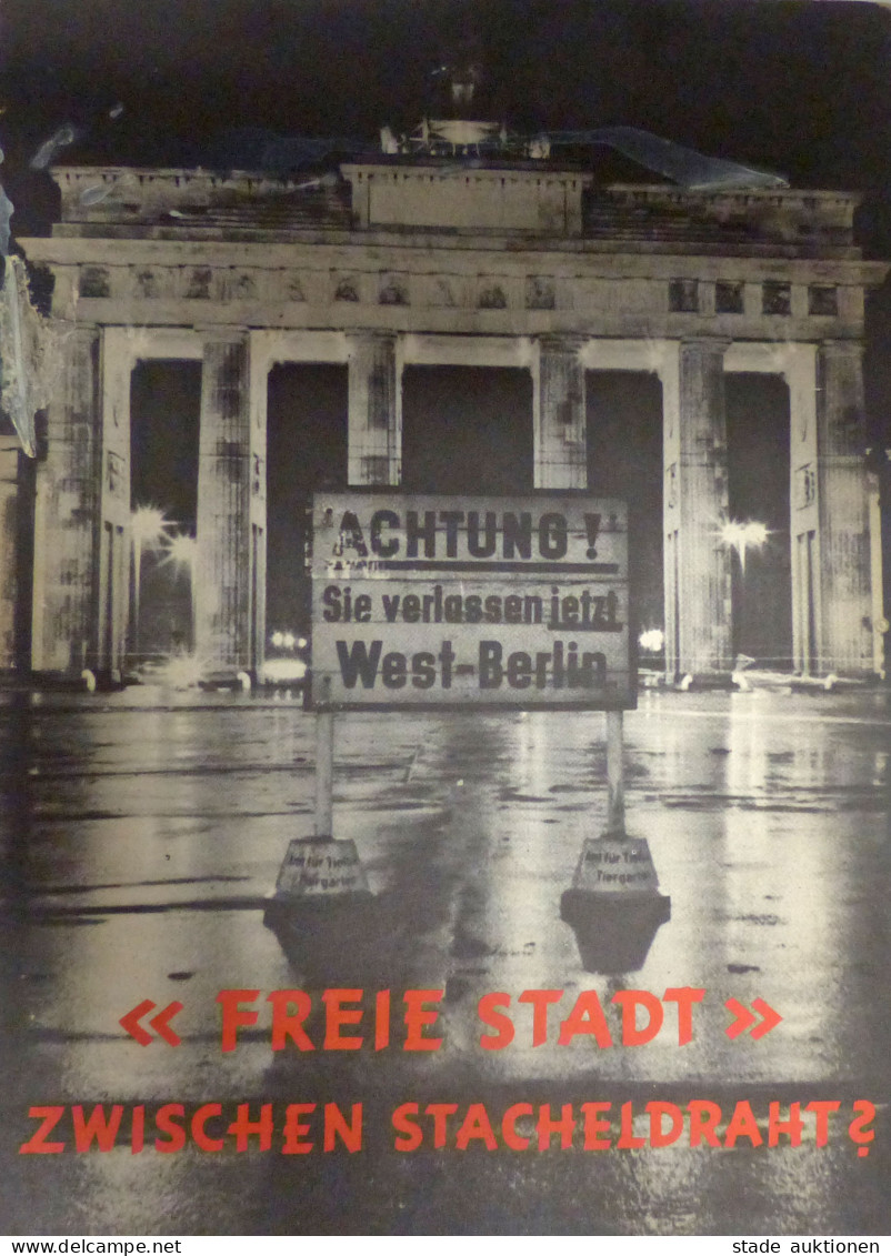 Berlin (1000) Bildheft Freie Stadt Zwischen Stacheldraht 1960 II (Alterungsspuren) - Ploetzensee