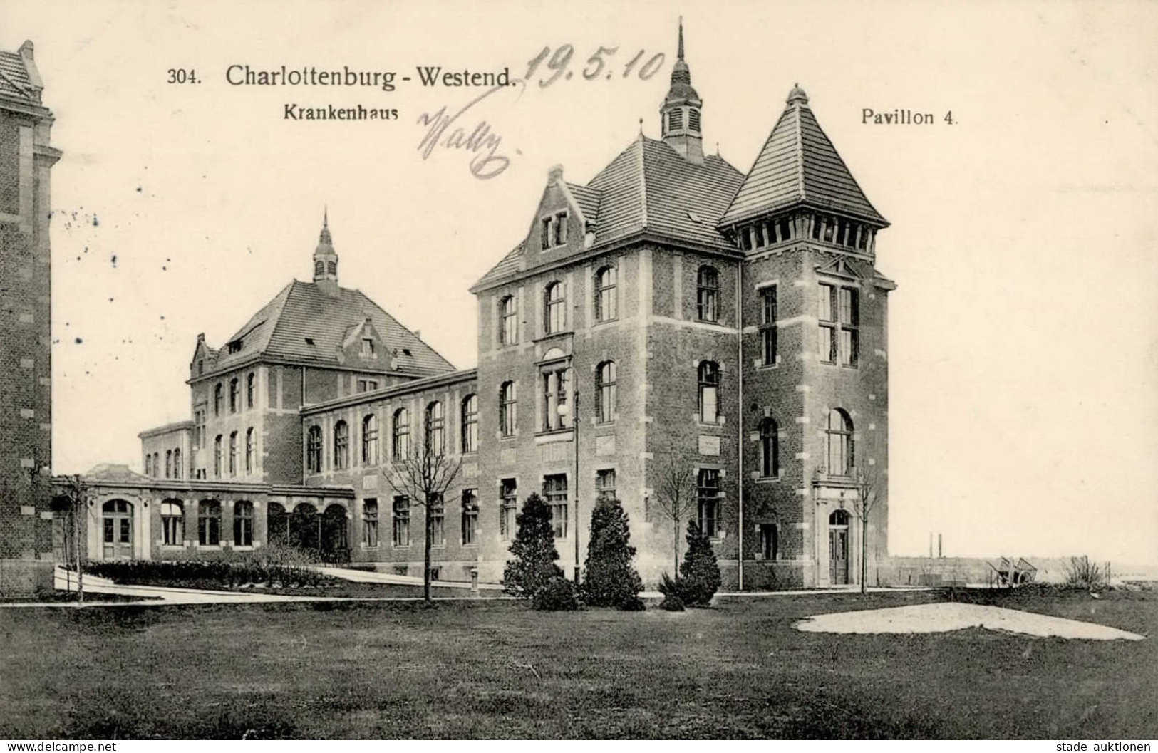 Berlin Charlottenburg (1000) Krankenhaus 1910 I - Ploetzensee