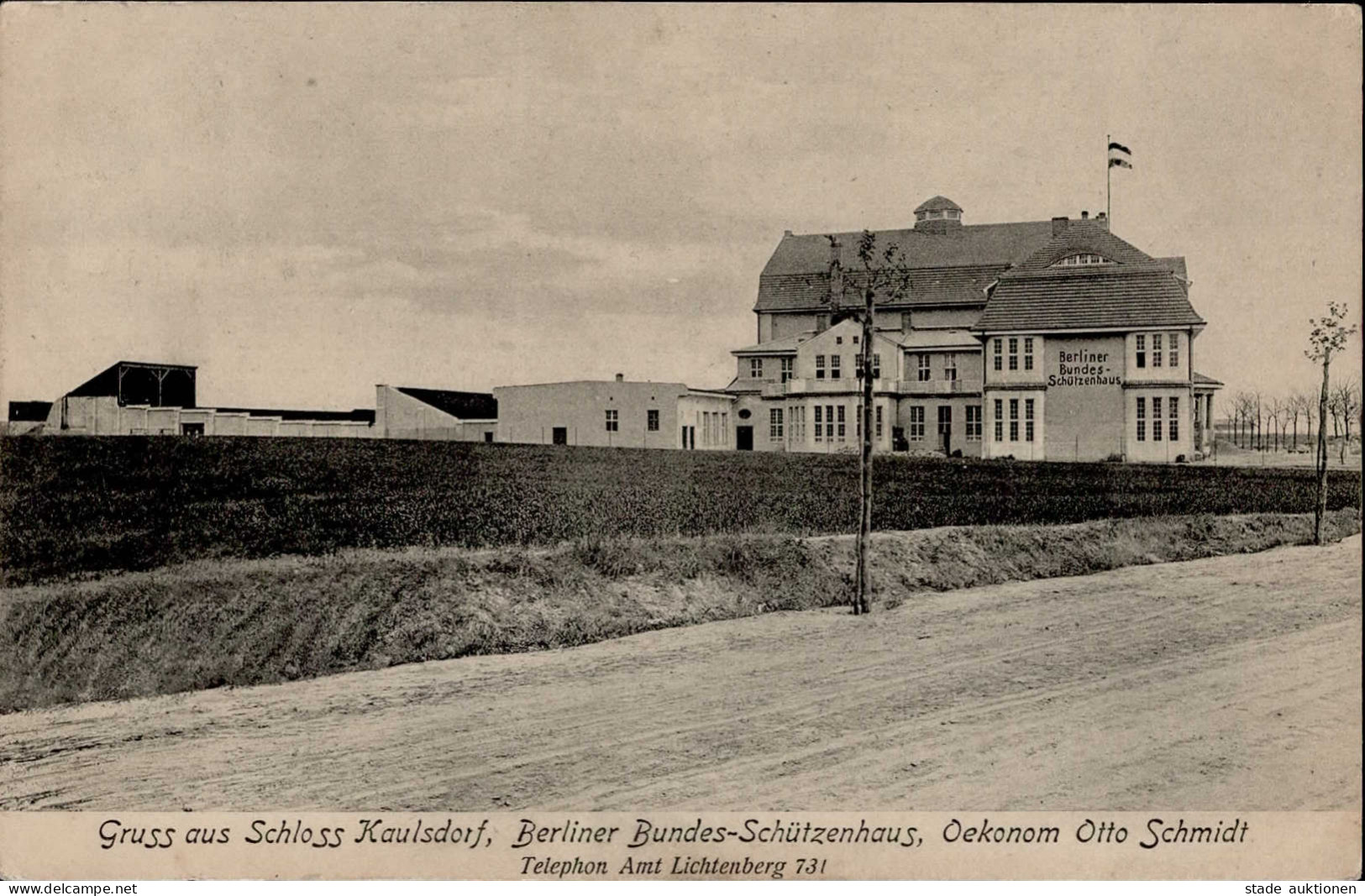 Berlin Kaulsdorf (1000) Gasthaus Bundes Schützenhaus I-II - Ploetzensee