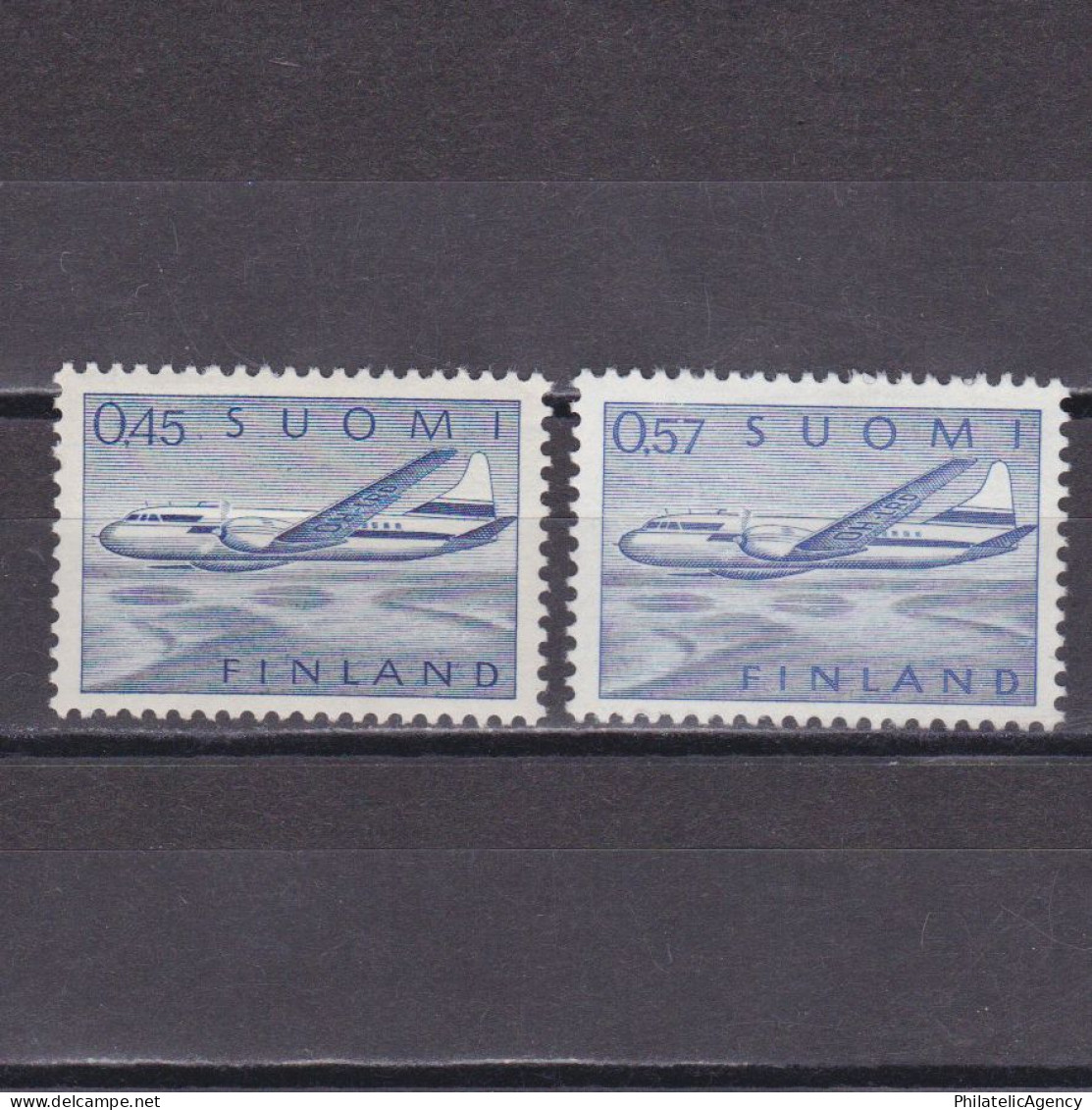 FINLAND 1963, Sc# C9-C10, Air Ail, Planes, MH - Neufs