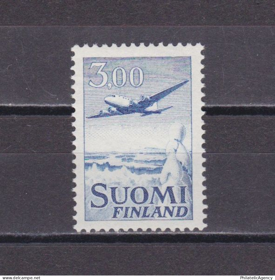 FINLAND 1963, Sc# C9a, CV $40, Air Ail, Planes, Type I (16 Lines In Numeral "0"), MH - Nuevos