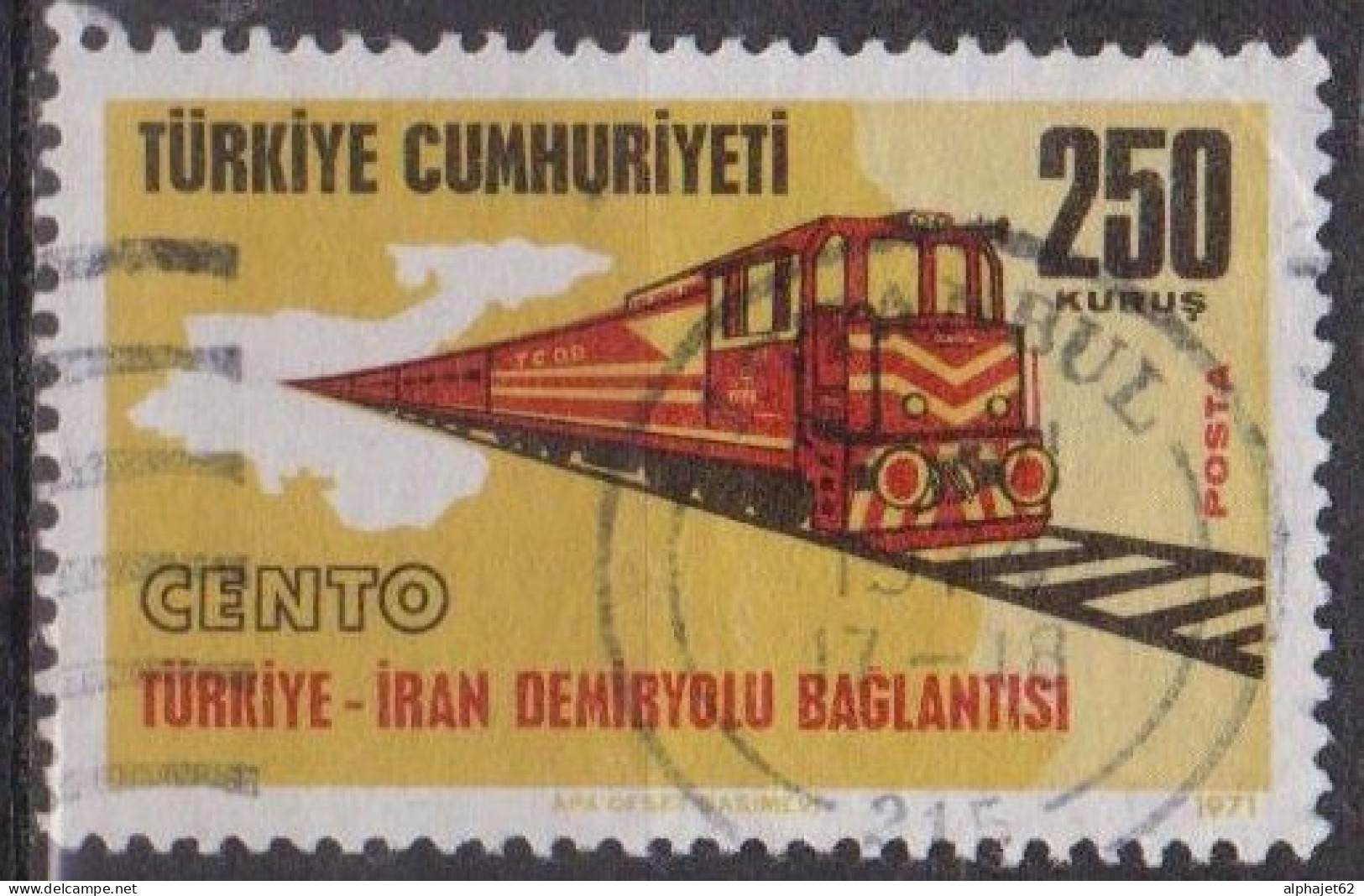 Chemins De Fer - TURQUIE - Locomotive Diésel - N° 2009 - 1971 - Usados