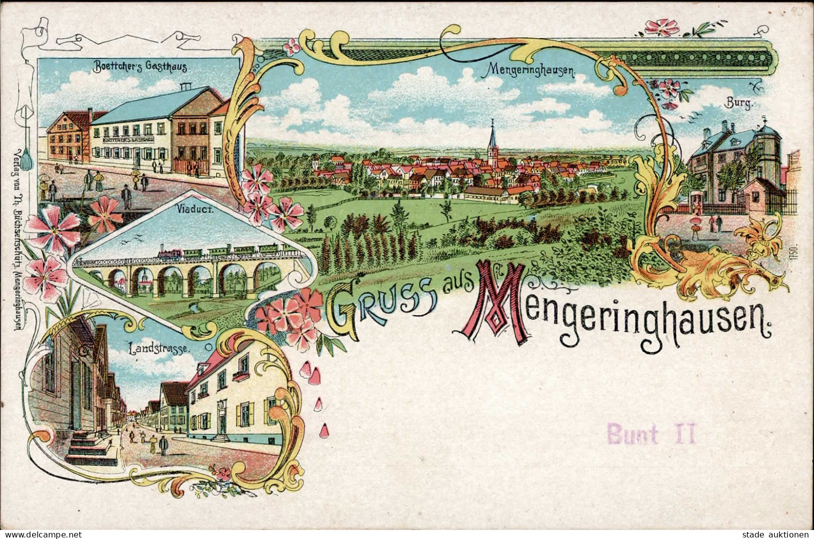 Mengeringhausen (3548) Gasthaus Boettcher Eisenbahn Landstrasse I Chemin De Fer - Andere & Zonder Classificatie