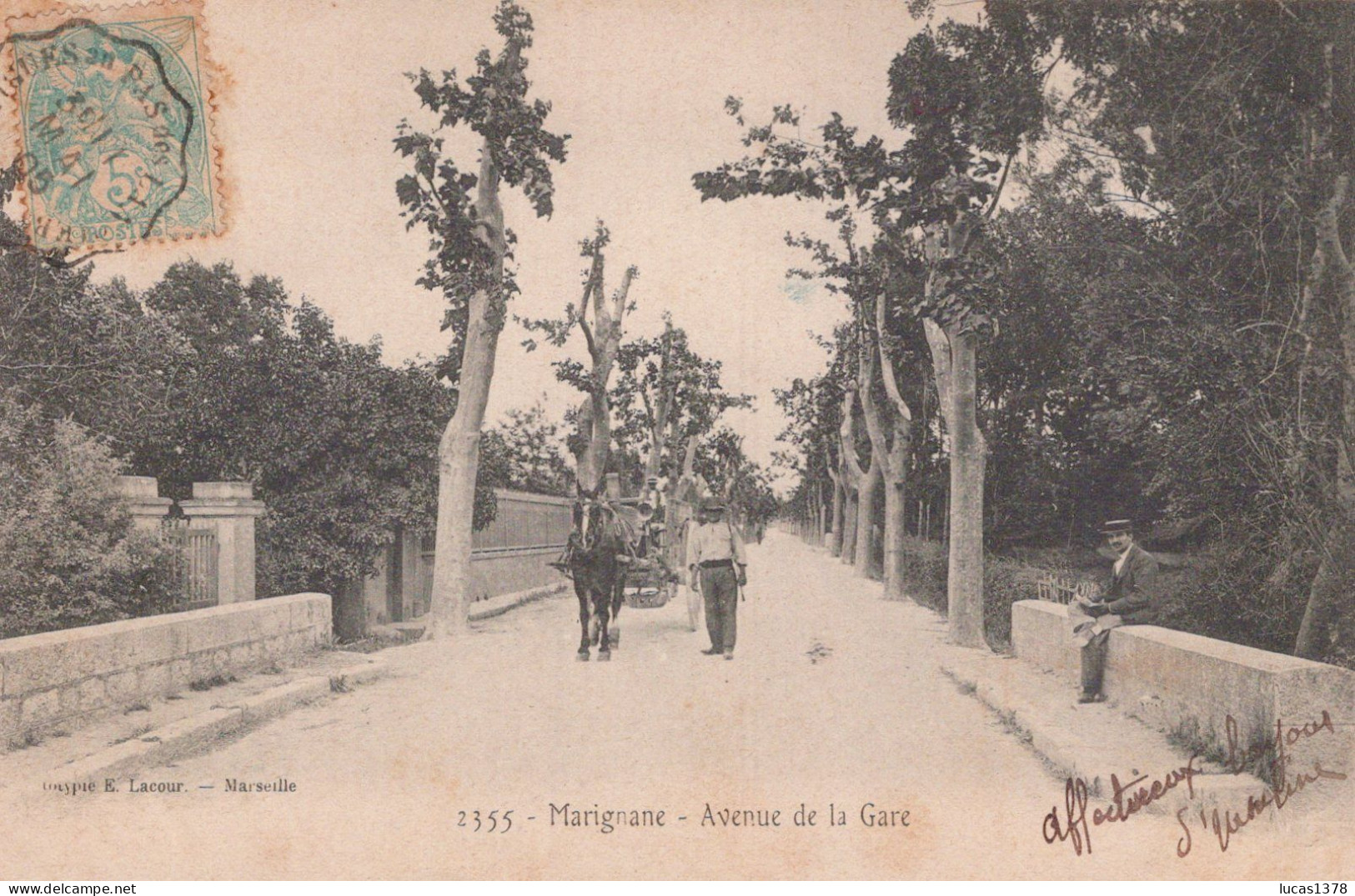 13 / MARIGNANE /  AVENUE DE LA GARE / LACOUR  2355 - Marignane