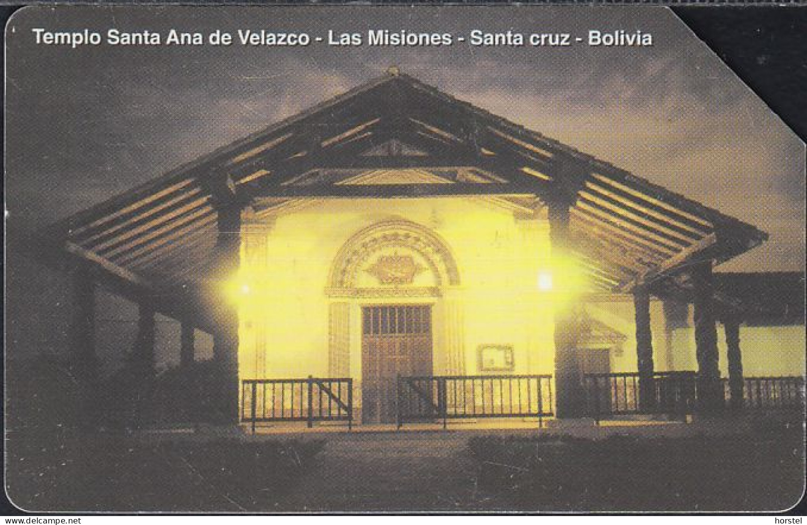 Bolivien - Bolivia - Entel - Urmet 21 - Religious Building - Temple Santa Ana De Velasco - 20 Bs. - Bolivien