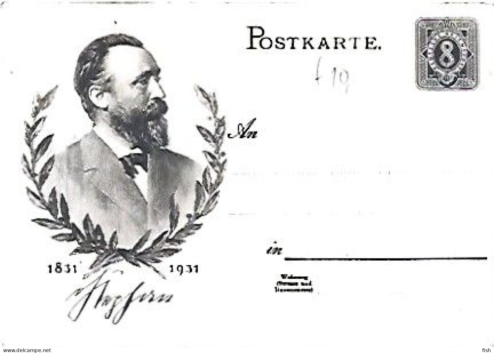 Germany & PostKarte To Identify 1831-1931 (88789 - Otros & Sin Clasificación