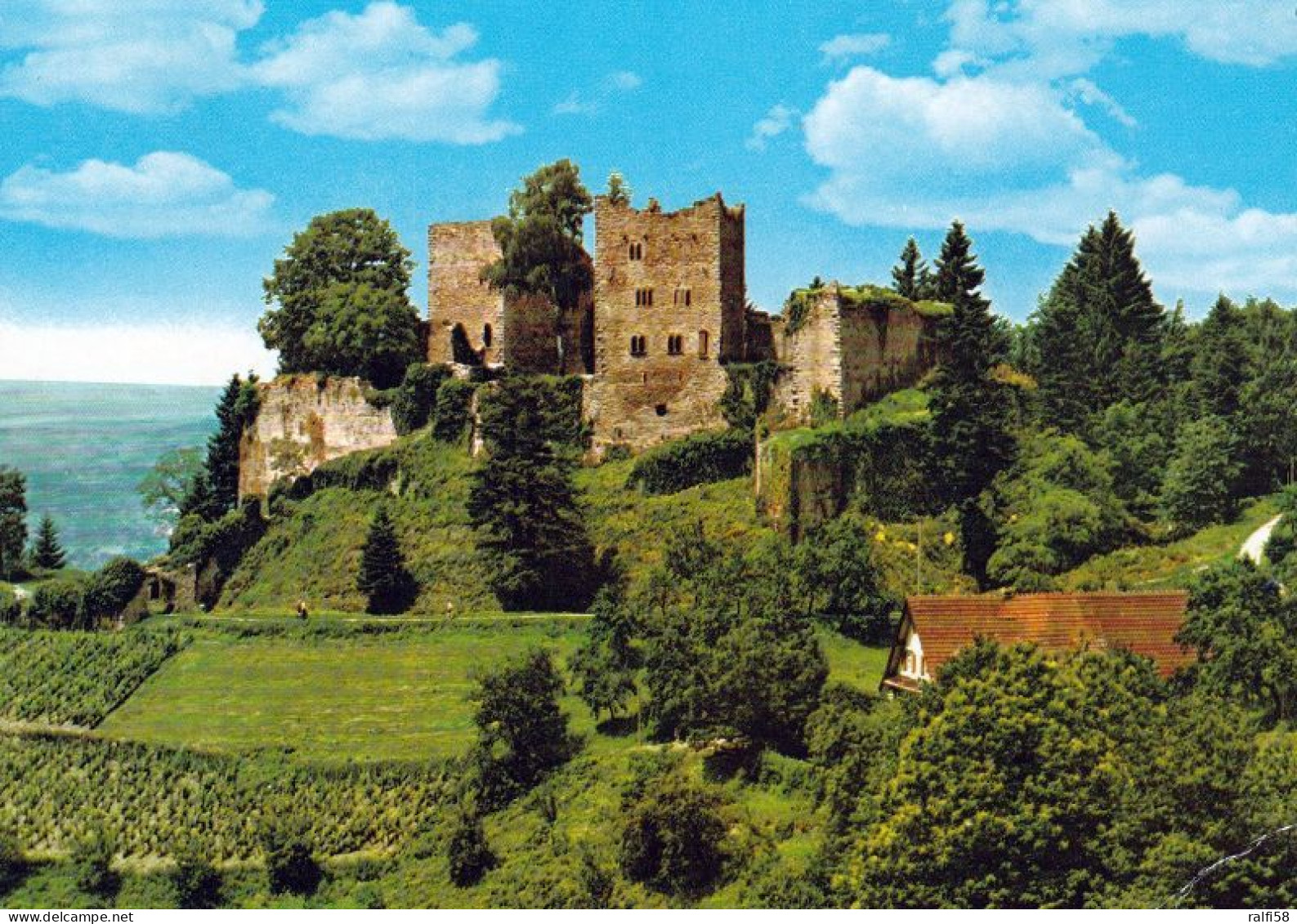 1 AK Germany Baden-Württemberg * Die Ruine Schauenburg Das Wahrzeichen Von Oberkirch - Sie Ist Aus Dem 11. Jh. * - Oberkirch