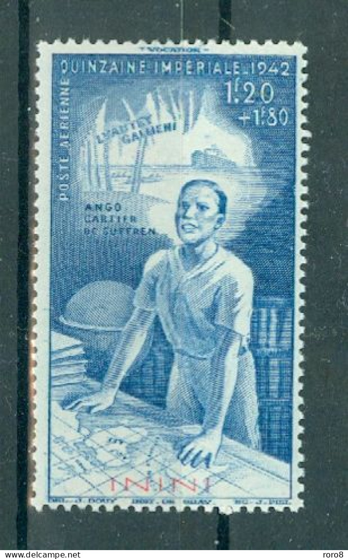 ININI - P.A. N°3* MH Trace De Charnière SCAN DU VERSO - Quinzaine Impériale. - Unused Stamps