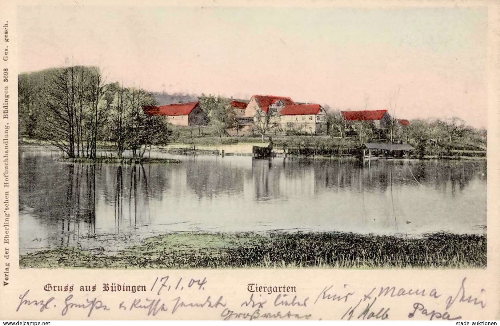 Büdingen (6470) Tiergarten 1904 I-II - Andere & Zonder Classificatie