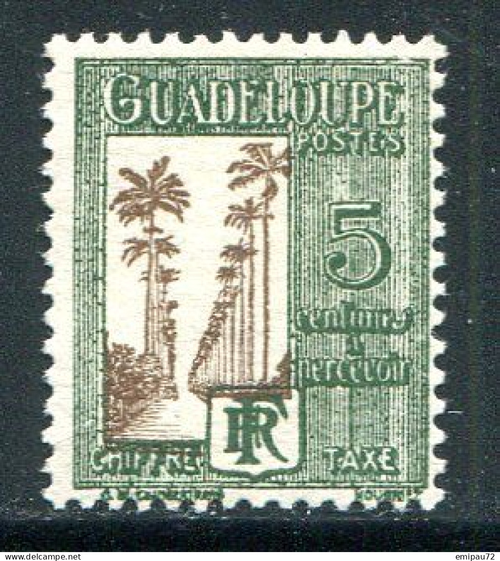 GUADELOUPE- Taxe Y&T N°27- Oblitéré - Portomarken