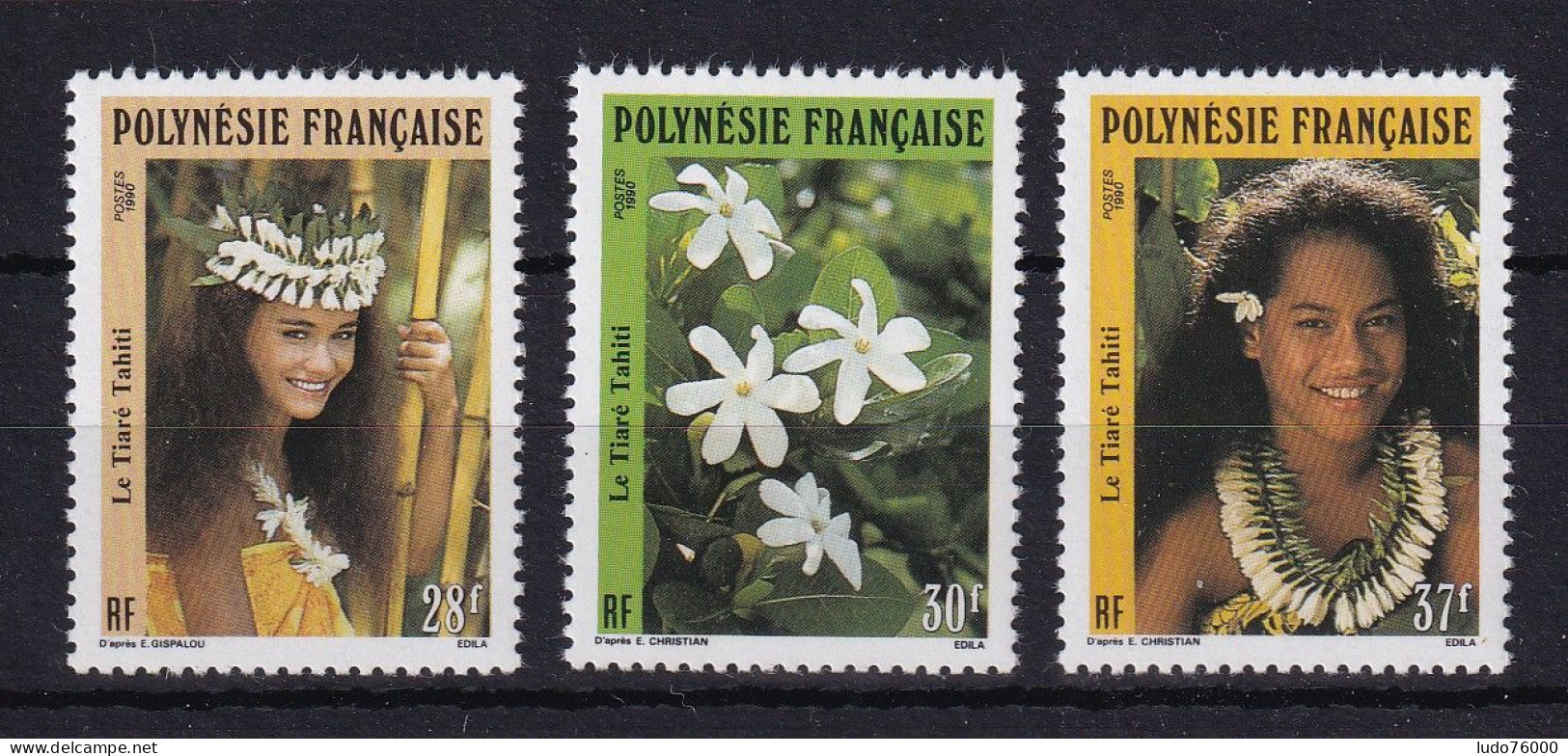 D 740 / POLYNESIE / N° 371/373 NEUF** COTE 3.15€ - Colecciones & Series