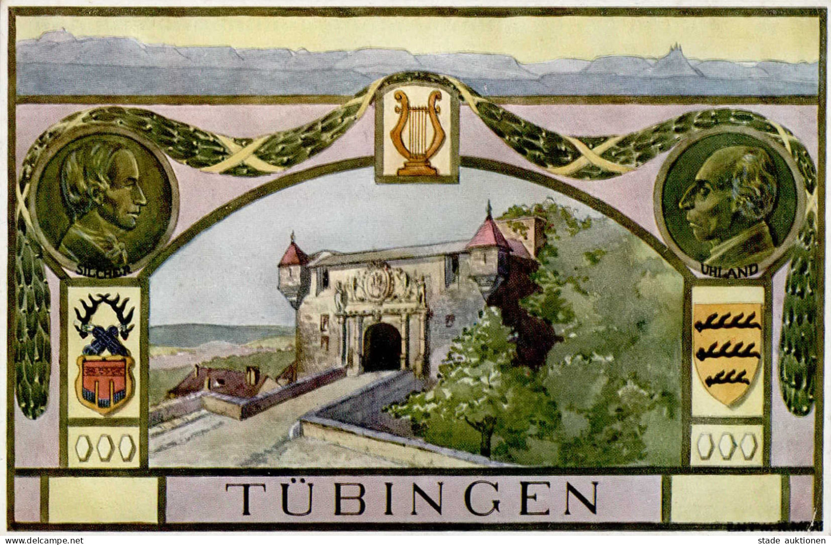 Tübingen (7400) 30. Schwäbisches Sängerfest 22. Bis 23. Juni 1913 II (kleine Stauchung) - Andere & Zonder Classificatie