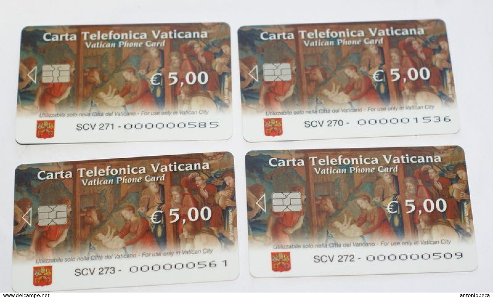 VATICAN 2023, FOLDER CARTE TELEFONICHE,"IL PRESEPE NELL'ARTE"(THE CRECHE IN ART) - Vatican