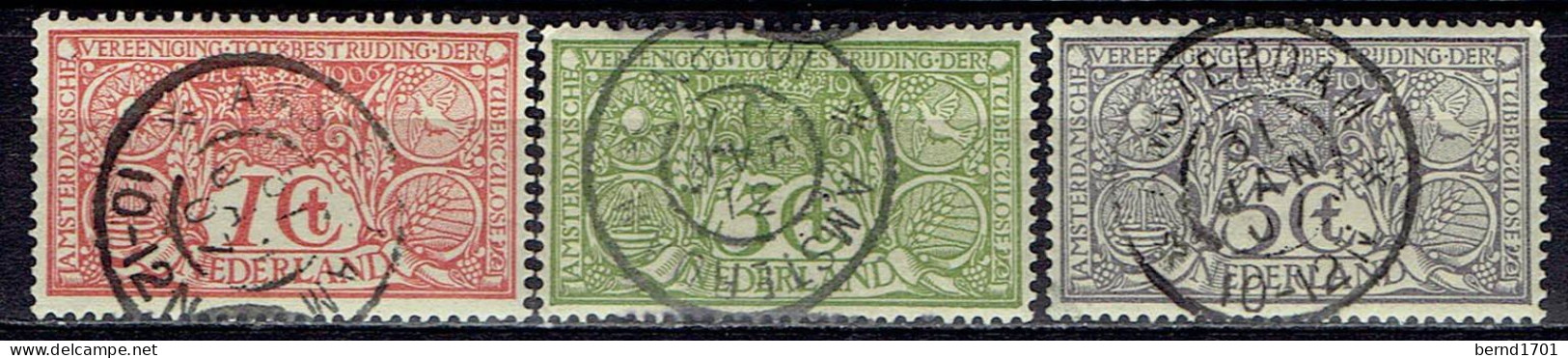 Niederlande / Netherland - Mi-Nr 69/71 Gestempelt / Used (U654) - Oblitérés