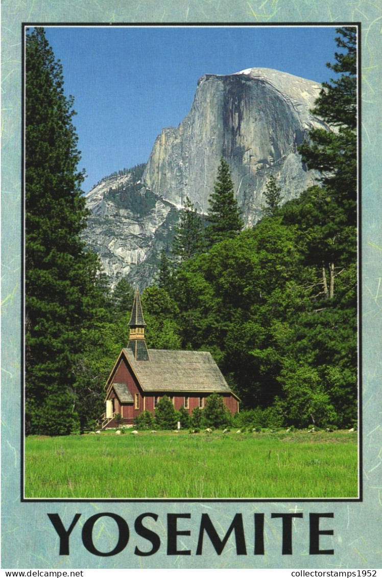 YOSEMITE, CALIFORNIA, CHURCH, ARCHITECTURE, MOUNTAIN, UNITED STATES - Yosemite