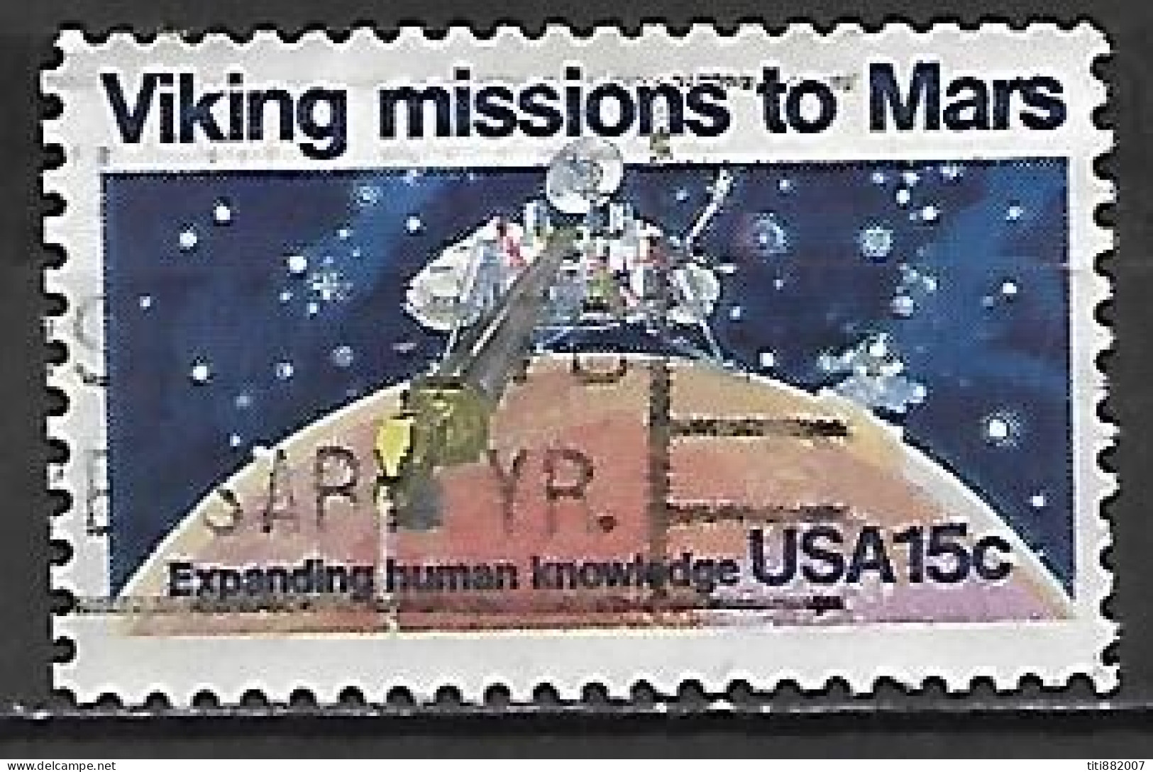 ETATS - UNIS     -     ESPACE  /  COSMOS   /   MISSION  VIKING     -     Oblitéré - United States