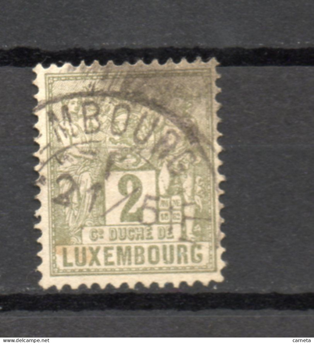 LUXEMBOURG    N° 48    OBLITERE   COTE 0.15€   ALLEGORIE - 1882 Allegorie