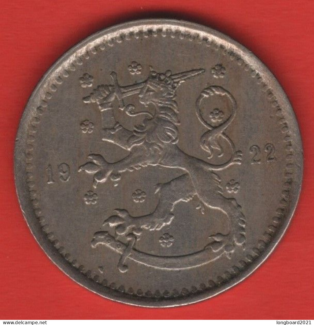 FINLAND - 1 MARKKA 1922 - Finnland