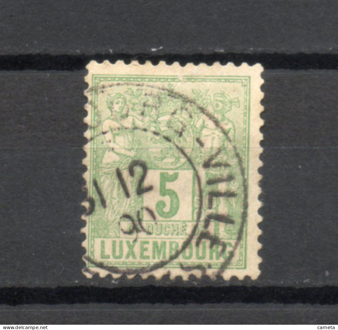 LUXEMBOURG    N° 50    OBLITERE   COTE 0.35€   ALLEGORIE - 1882 Allégorie
