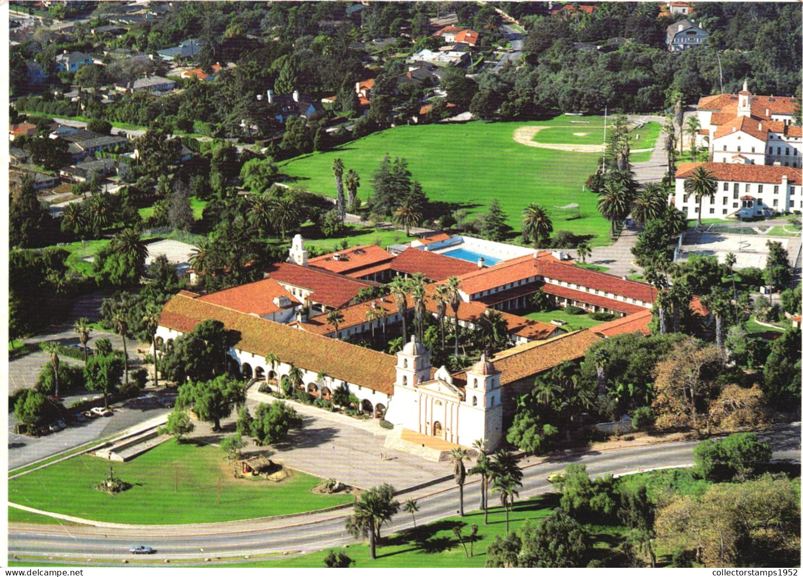 SANTA BARBARA, CALIFORNIA, ARCHITECTURE, PARK, UNITED STATES - Santa Barbara