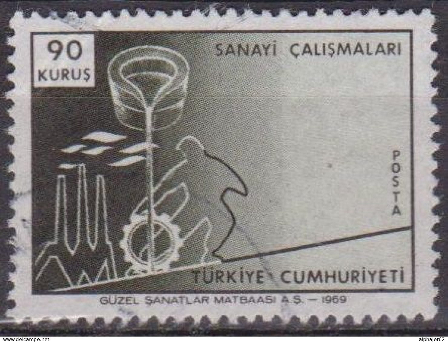 Economie - TURQUIE - Industrie - N° 1908  - 1969 - Used Stamps