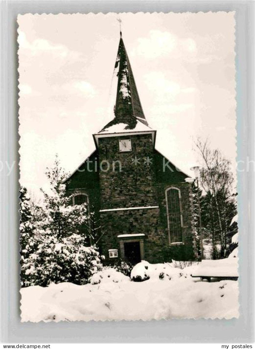 42768189 Dabringhausen Kirche Weihnachtsgrusskarte Winte Wermelskirchen - Wermelskirchen