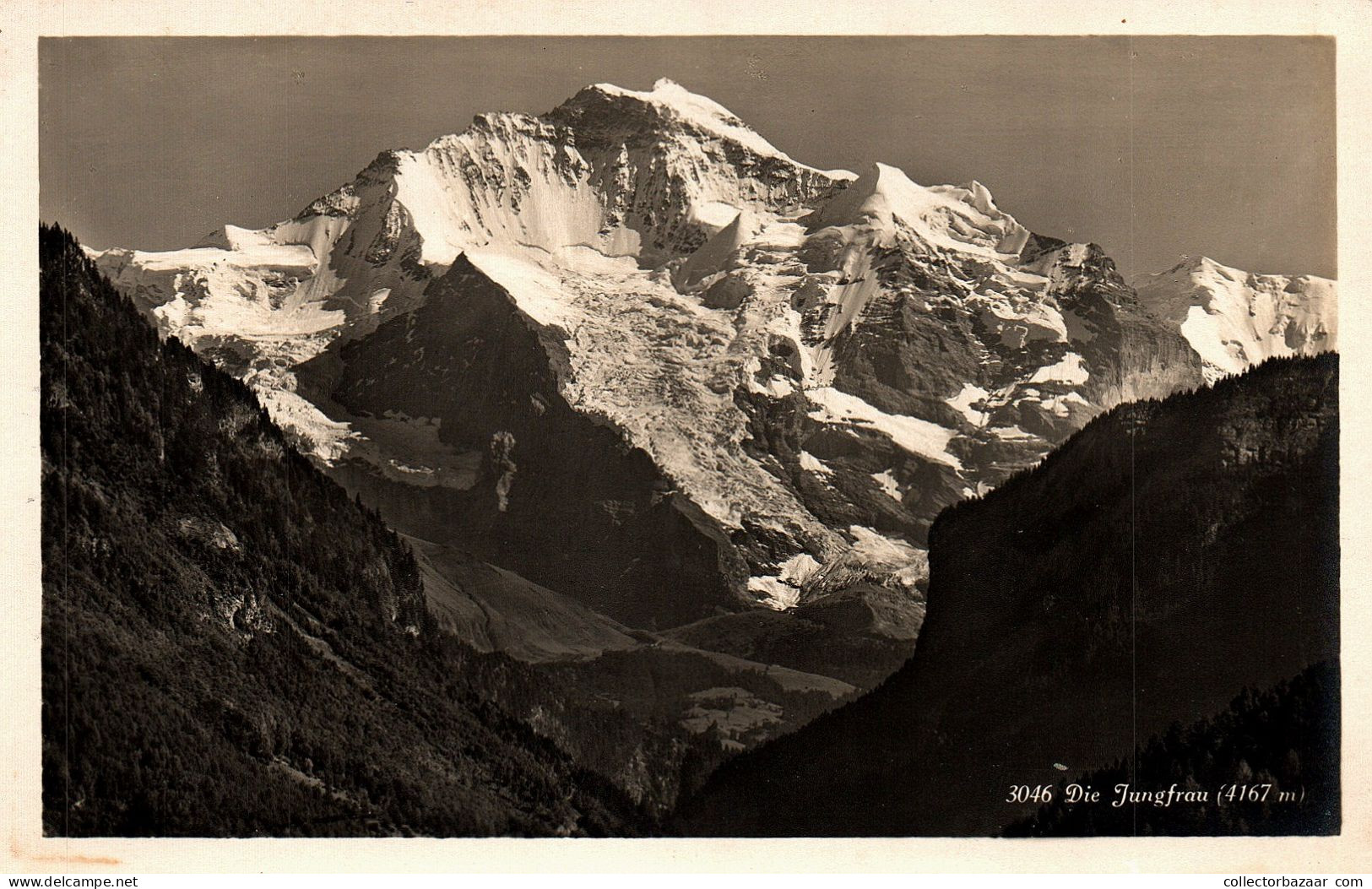 SWITZERLAND ZURICH KILCHBERG Wehrliverlag Alps Jungfrau Mountain View Vintage Postcard REAL PHOTO - Kilchberg