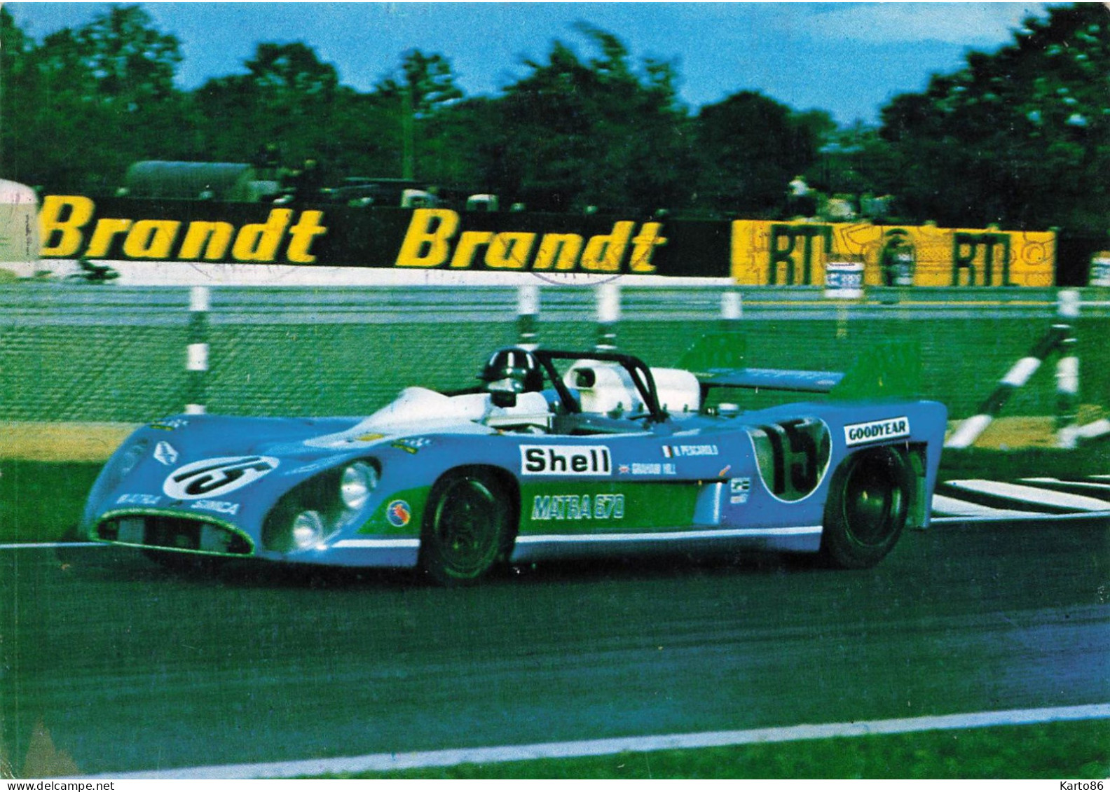 24h Du Mans * Circuit Sarthe 1972 * Pilote Automobile MATRA 15 Vainqueur * Voiture Course - Le Mans