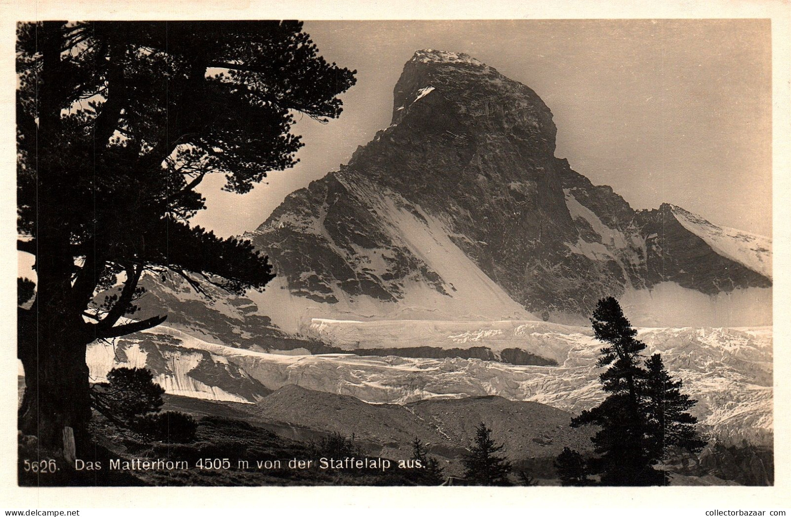 SWITZERLAND ZURICH KILCHBERG Wehrliverlag Alps Matterhorn Mountain View Vintage Postcard REAL PHOTO - Kilchberg