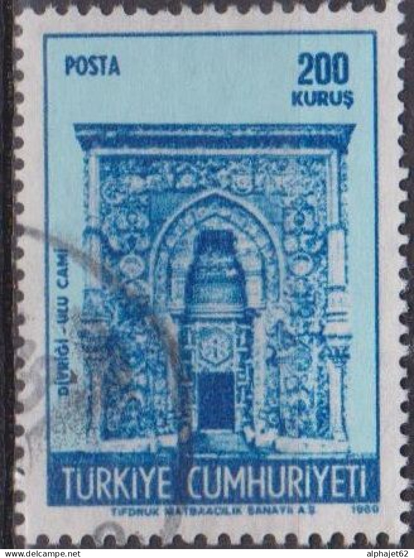 Monuments - TURQUIE - Mosquée D'Ulu - N° 1901 - 1969 - Used Stamps