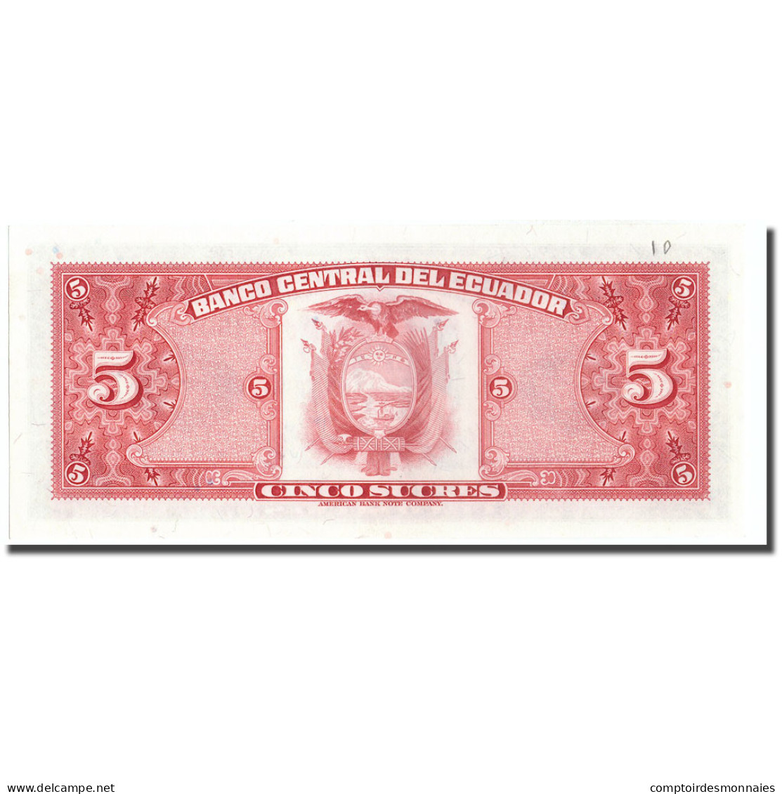 Billet, Équateur, 5 Sucres, 1983, 1983-04-20, KM:108b, NEUF - Equateur