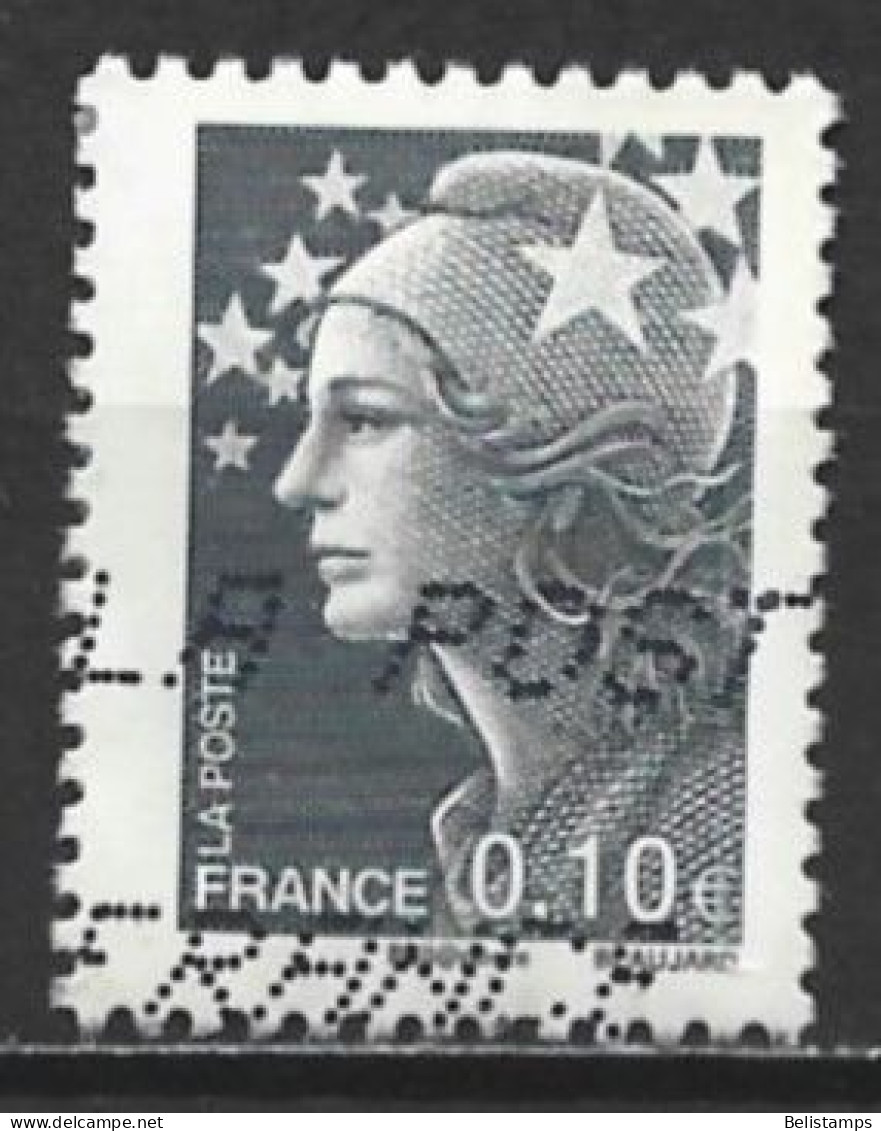 France 2008. Scott #3455 (U) Marianne And Stars - 2008-2013 Marianne Of Beaujard