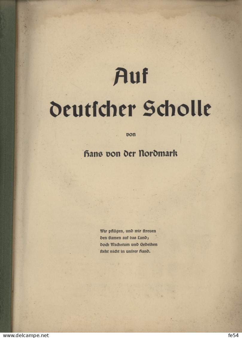 ° AUF DEUTSCHER SCHOLLE ° 1935 °  - Colecciones