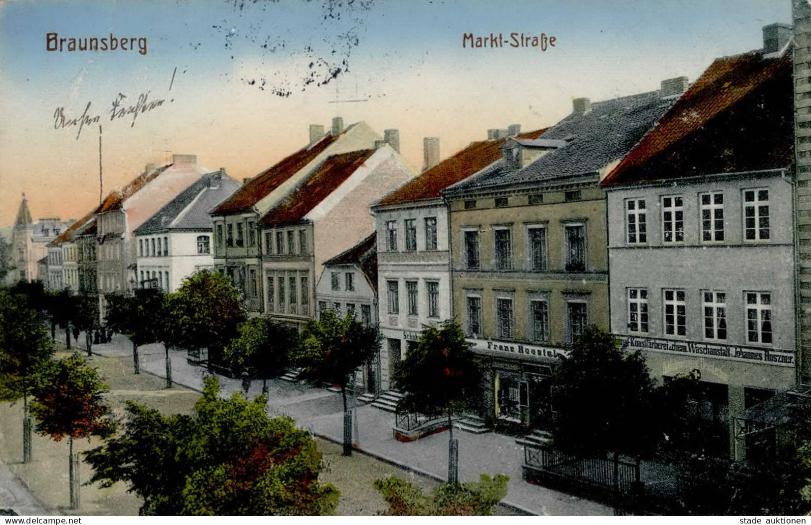 Braunsberg Marktstrasse Schuhhandlung 1917 I-II - Polen