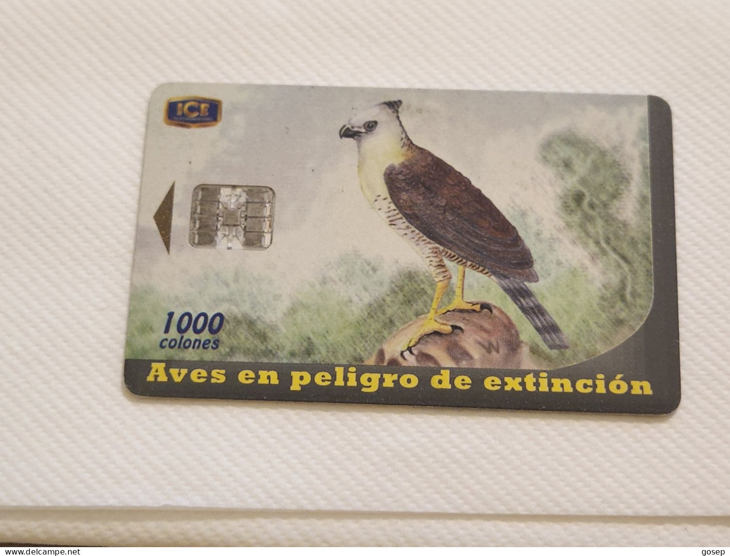 COSTA RICA-(CR-ICE-CHP-0047)-Aguila Crestada (I Emisión)-(58)-(0001779921)(tirage-400.000)used Card+1card Prepiad - Costa Rica