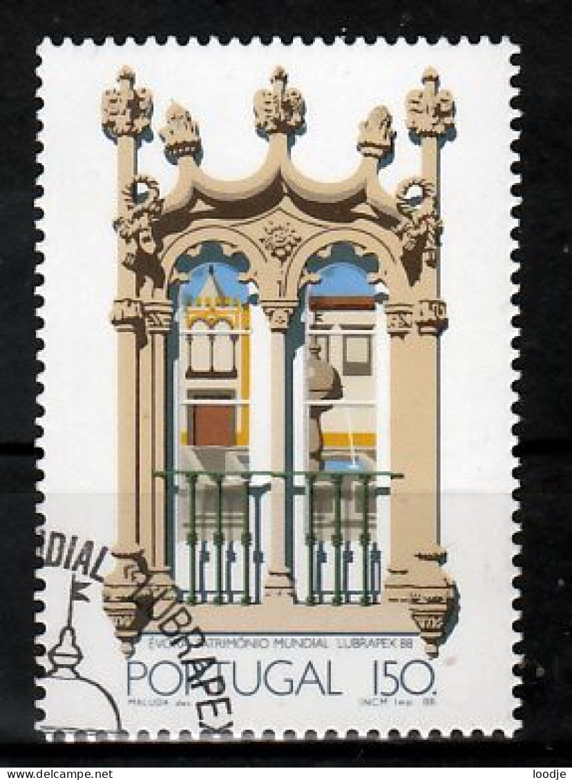 Portugal Mi 1756 Lubrapex 88 Unesco Gestempeld - Usado