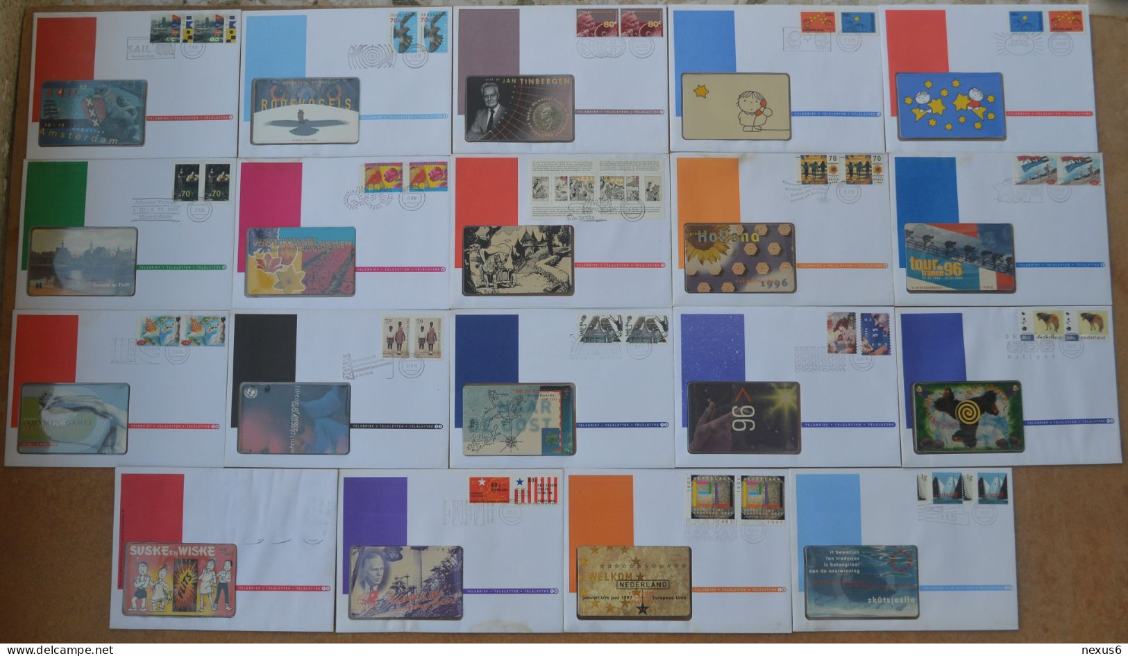 Netherlands KPN (Chip) - Full Collection 38 Tele-brief Series, Mint - Lots - Collections