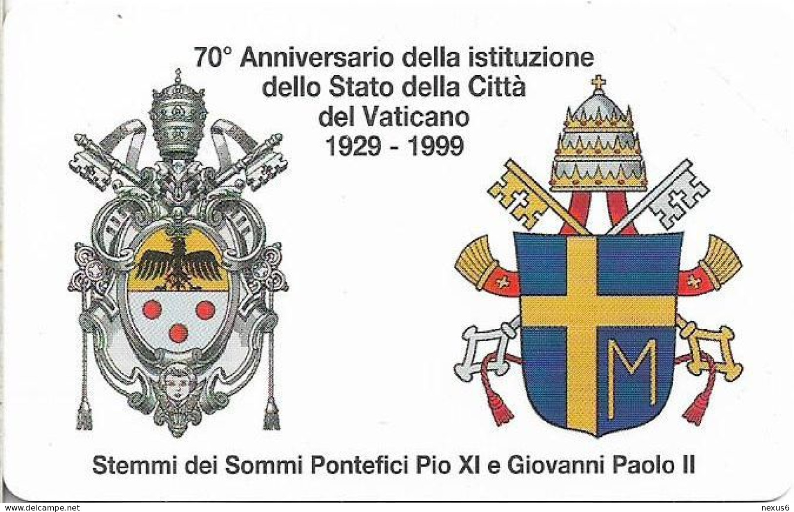 Vatican - 70° Stato Vaticano - 05.1999, 10.000V₤, 16.000ex, Mint - Vaticaanstad