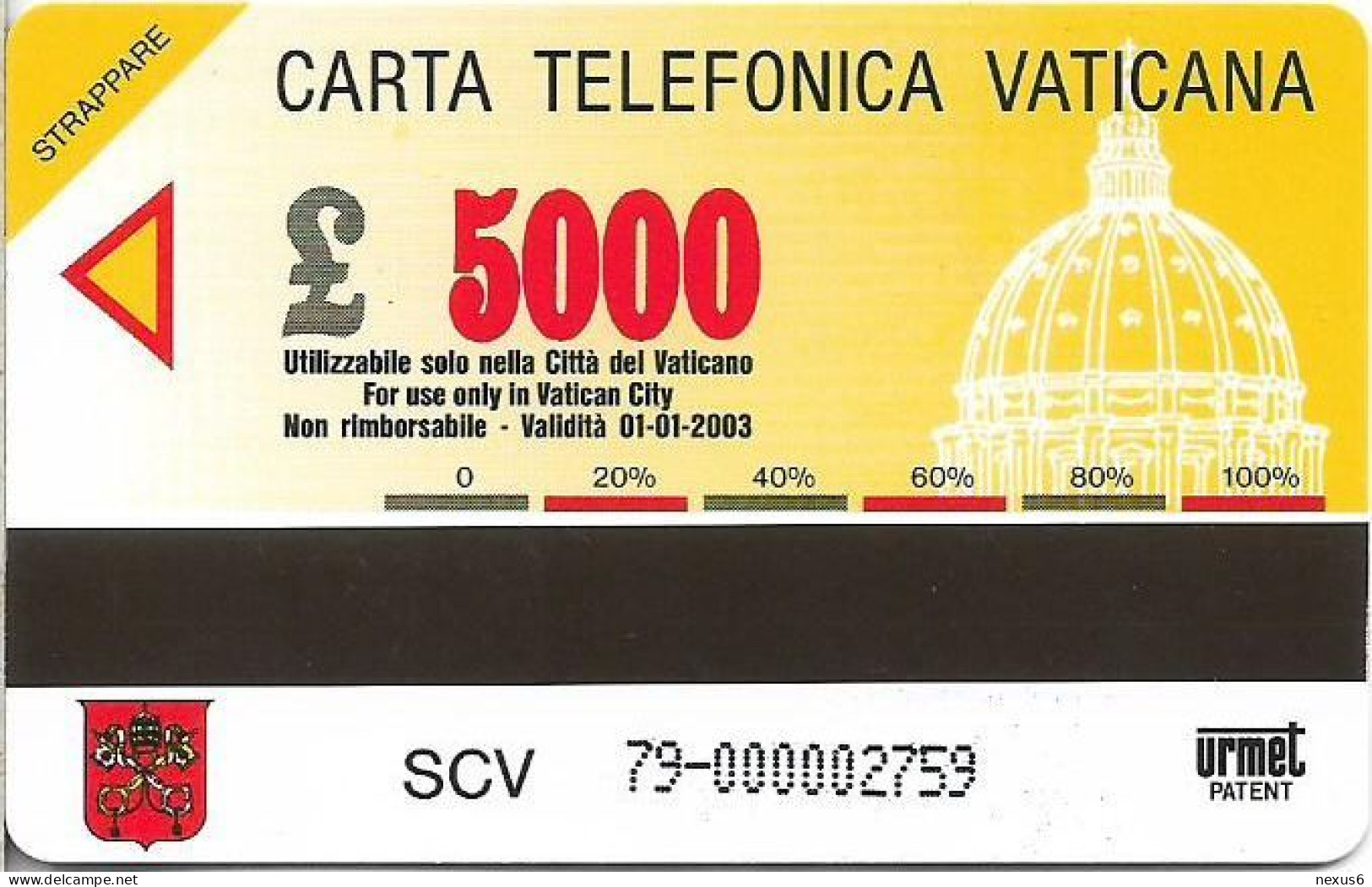 Vatican - Madonna Della Rota - 01.2001, 5.000V₤, 11.000ex, Mint - Vaticano