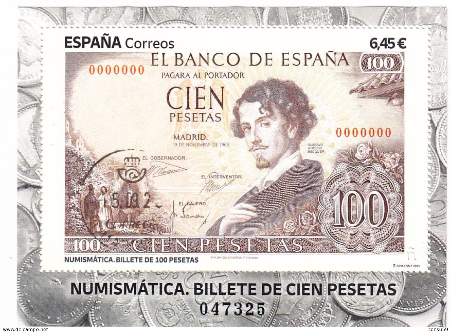 2023-ED. 5672 H.B.- Numismática. Billete De 100 Pesetas- USADO - Usati