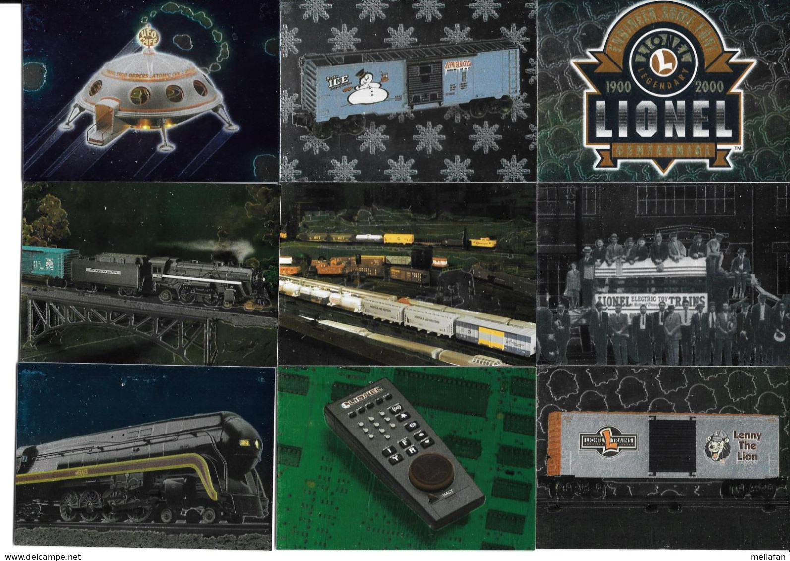 CQ38 - SERIE COMPLETE 72 CARTES COMIC IMAGES - LIONEL TRAIN - Autres & Non Classés